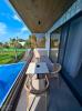 Unser Balkon mit Whirlpool