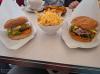 Jalapeno Burger with Cheese and Garlic Fries